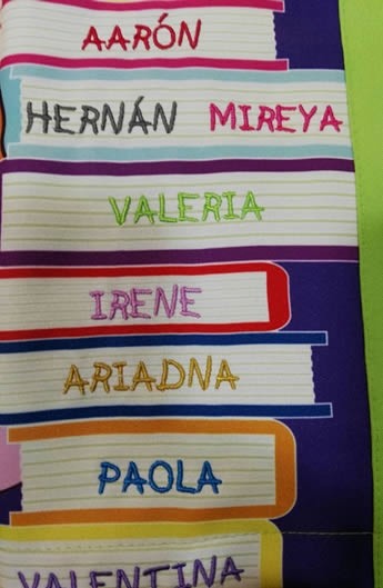 BORDADO NOMBRES ALUMNOS