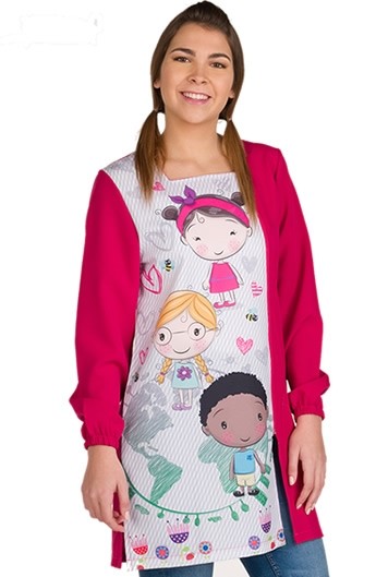 BATA DE MAESTRA MULTI ÉTNICA