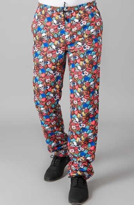 PANTALÓN CALAVERAS Y ROSAS