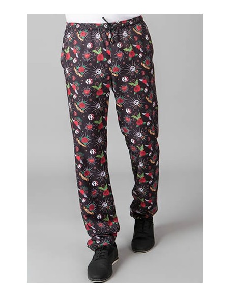 PANTALONI SKULLS & ROSES