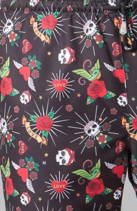 PANTALÓN SKULLS & ROSES 2