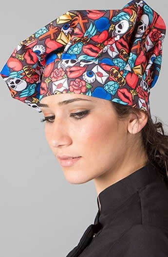 GORRO CHEF CALAVERAS