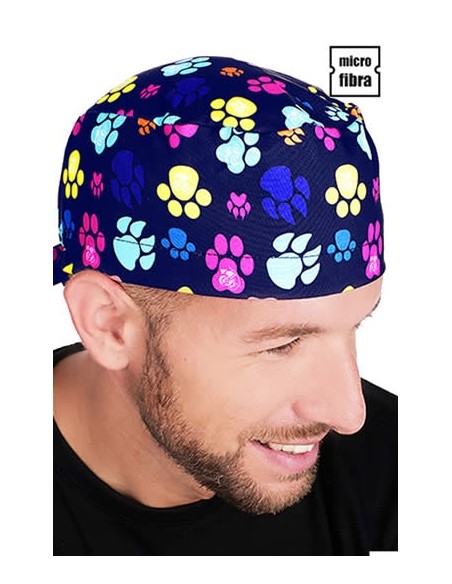 GORRO SANITARIO HUELLAS
