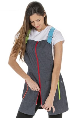 VESTITO DENIM CON CERNIERA 2