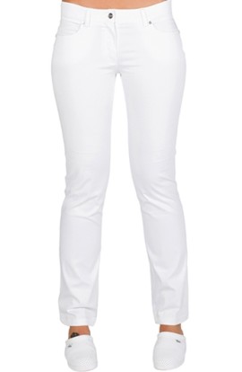 PANTALÓN MUJER CORTE TEJANO SATÉN (TALLE BAJO) 2