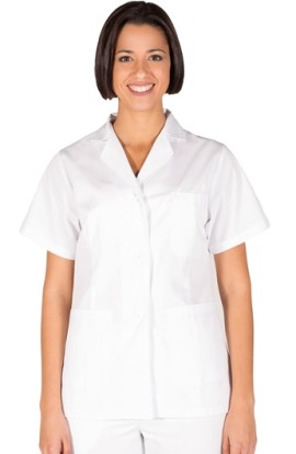 BATA CORTA MUJER M/C SARGA BLANCA