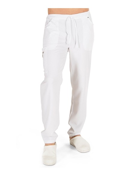 PANTALONI UNISEX MULTI TASCHE BIOLASTICI