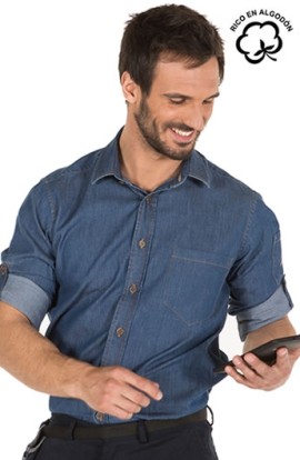 CAMISA HOMBRE TEJANO FINO LAVADO