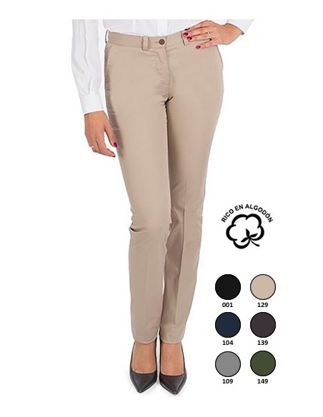 PANTALÓN MUJER CHINO