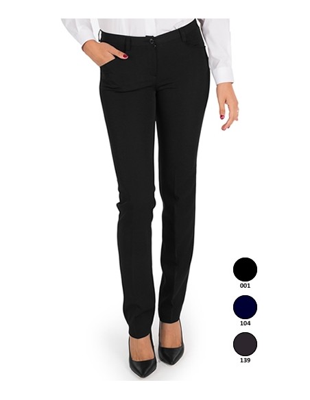 PANTALONI BIOELASTICI CON TASCHE