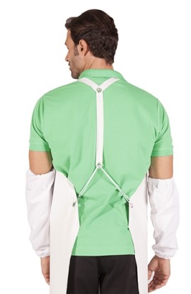 DELANTAL NITRILO UNISEX BLANCO 2