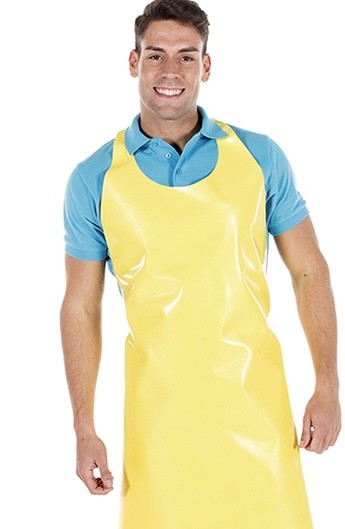 GREMBIULE  POLIURETANO  GIALLO