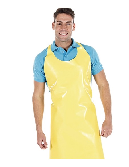 DELANTAL  POLIURETANO AMARILLO