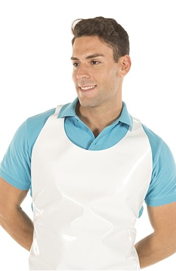 GREMBIULE  POLIURETANO  BIANCO