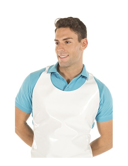 GREMBIULE  POLIURETANO  BIANCO