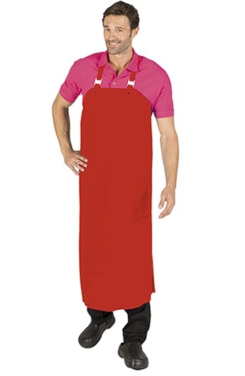 DELANTAL  POLIURETANO ROJO ARNÉS