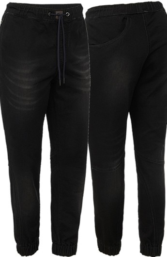 PANTALÓN JOGGING DENIM NEGRO