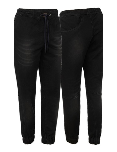 PANTALÓN JOGGING DENIM NEGRO