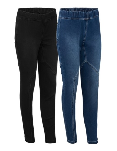 PANTALONI STAMPANTI DENIM LEGGING DA DONNA