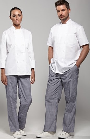 PANTALONI COMFORT DA CUCINA CON CHECK UNISEX