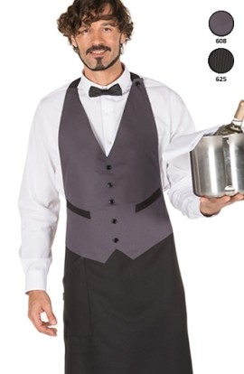 DELANTAL CHALECO UNISEX RAYA DIPLOMÁTICA