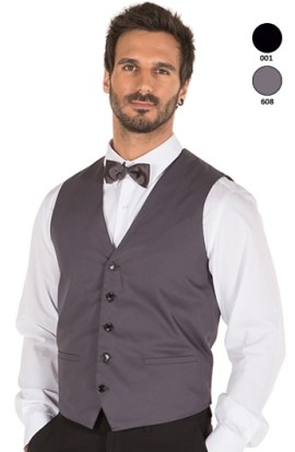 CHALECO CAMARERO SARGA GRIS MARENGO