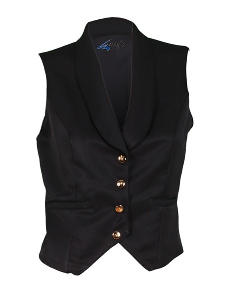 GILET CAMERIERA COLLO SMOKING