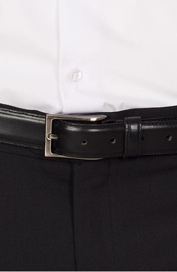 CINTURA IN PELLE NERA