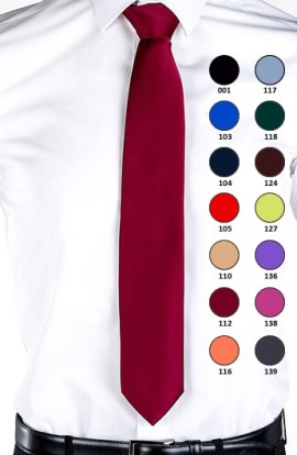 CORBATA SIN NUDO DE RASO UNISEX
