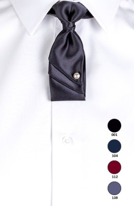 CORBATÍN DE RASO UNISEX GRIS MARENGO