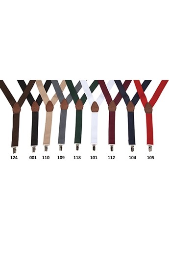 BRETELLE COLORI UNISEX ELASTICI