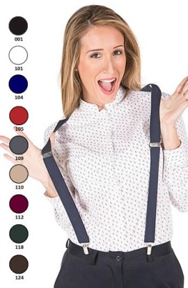TIRANTES ELÁSTICO UNISEX COLORES