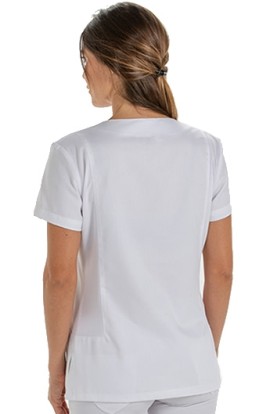 CASACCA COLLO A V DONNA M/C ANTIBATTERICA 2
