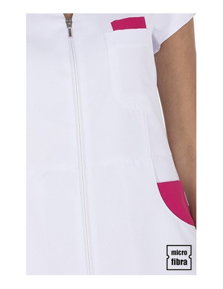 CHAQUETA MICROFIBRA M/C CREMALLERA MUJER