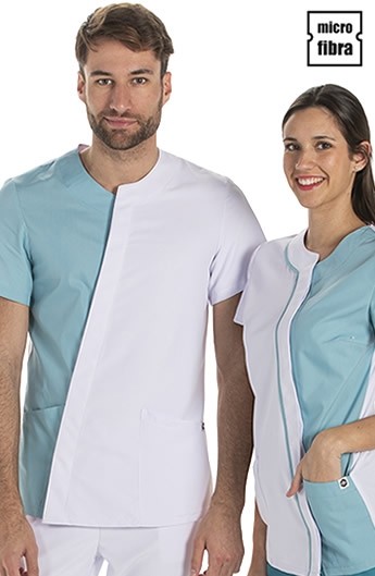 CHAQUETA MUJER MICROFIBRA ASIMÉTRICA