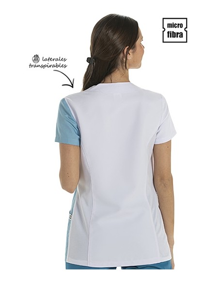 CHAQUETA MUJER MICROFIBRA ASIMÉTRICA