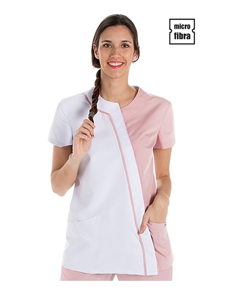 CHAQUETA MUJER MICROFIBRA ASIMÉTRICA