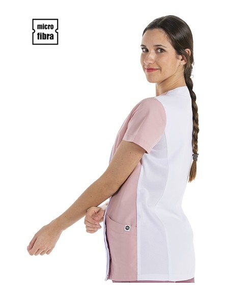 CHAQUETA MUJER MICROFIBRA ASIMÉTRICA