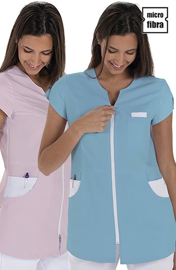 GIACCA DONNA ZIP MICROFIBRA COLORI