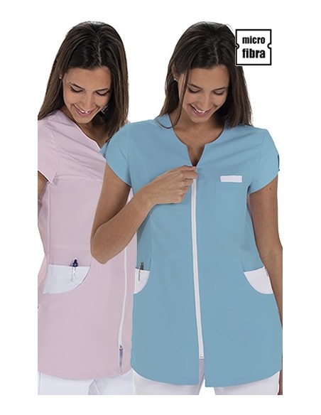 GIACCA DONNA ZIP MICROFIBRA COLORI