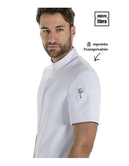 CHAQUETA HOMBRE M/C MICROFIBRA TIRILLA