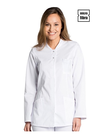 GIACCA  DONNA M/L CORCHETTI IN MICROFIBRA