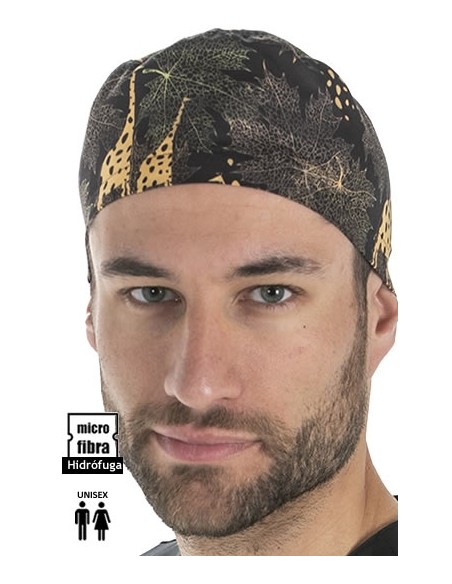 GORRO SANITARIO MICROFIBRA JIRAFAS