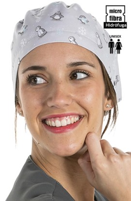 GORRO SANITARIO MICROFIBRA PINGÜINO