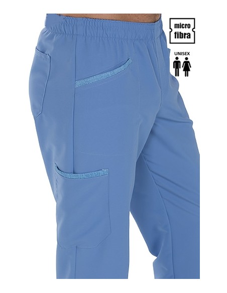 PANTALONE UNISEX MICROFIBRA CON TASCHE