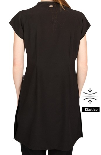 CASACA MUJER CUELLO ABIERTO ELASTANO