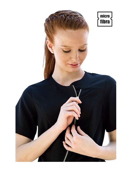 GIACCA MICROFIBRA CON CERNIERA A VISTA