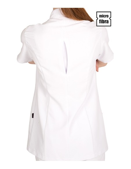CASACA M/C CORCHETES MICROFIBRA MUJER
