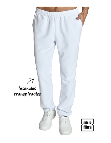PANTALONI IN MICROFIBRA UNISEX CON GRIGLIA LATERALE