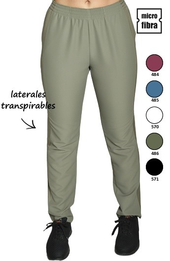 PANTALON MICROFIBRA REJILLA LATERAL UNISEX